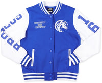 Big Boy Fayetteville State Broncos S6 Womens Fleece Jacket [Royal Blue]