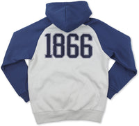 Big Boy Lincoln Blue Tigers S11 Adult Hoodie [Grey]
