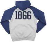 Big Boy Lincoln Blue Tigers S11 Adult Hoodie [Grey]