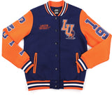 Big Boy Langston Lions S6 Womens Fleece Jacket [Navy Blue]