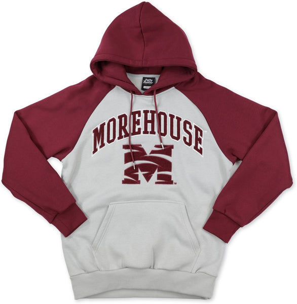 Big Boy Morehouse Maroon Tigers S11 Adult Hoodie [Grey]