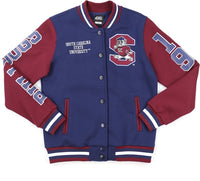Big Boy South Carolina State Bulldogs S6 Womens Fleece Jacket [Navy Blue]