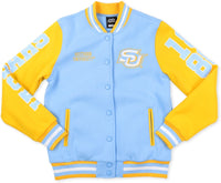 Big Boy Southern Jaguars S6 Womens Fleece Jacket [Sky Blue]
