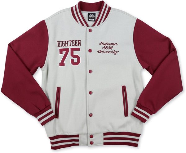 Big Boy Alabama A&M Bulldogs S2 Mens Fleece Jacket [Grey]