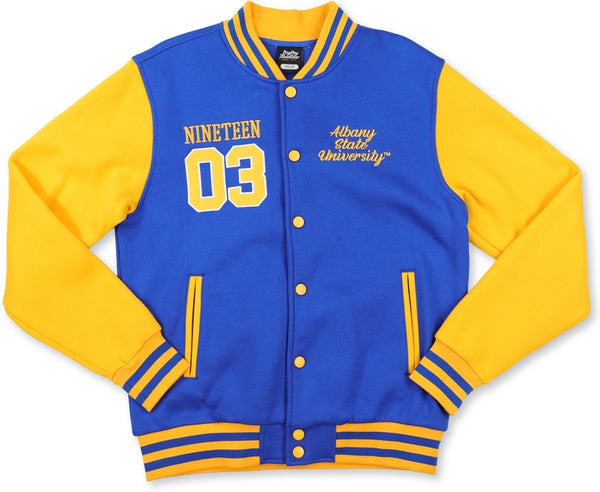 Big Boy Albany State Golden Rams S2 Mens Fleece Jacket [Royal Blue]