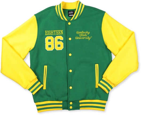Big Boy Kentucky State Thorobreds S2 Mens Fleece Jacket [Green]