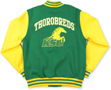 Big Boy Kentucky State Thorobreds S2 Mens Fleece Jacket [Green]