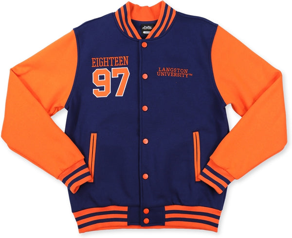 Big Boy Langston Lions S2 Mens Fleece Jacket [Navy Blue]