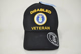 Disabled Air Force Veteran M1372 Shadow On Bill Mens Cap [Black]