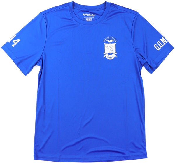 Big Boy Phi Beta Sigma Divine 9 S17 Dry Fit Tee [Royal Blue]