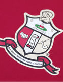 Big Boy Kappa Alpha Psi Divine 9 S17 Dry Fit Tee [Crimson Red]