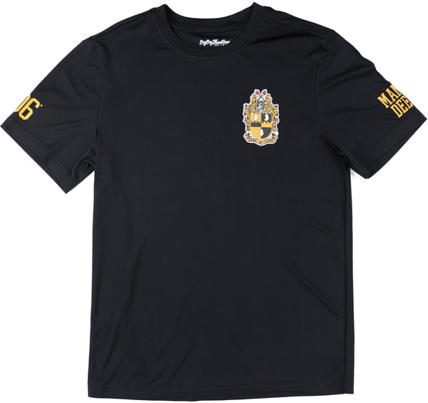 Big Boy Alpha Phi Alpha Divine 9 S17 Dry Fit Tee [Black]