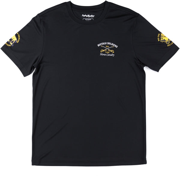 Big Boy Buffalo Soldiers S17 Adult Dry Fit Tee [Black]
