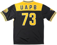 Big Boy Arkansas At Pine Bluff Golden Lions Adult Football Jersey [Black]