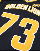 Big Boy Arkansas At Pine Bluff Golden Lions Adult Football Jersey [Black]