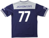 Big Boy Jackson State Tigers S16 Adult Football Jersey [Navy Blue]
