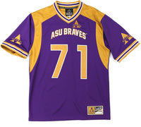 Big Boy Alcorn State Braves S16 Adult Football Jersey [Purple]