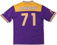 Big Boy Alcorn State Braves S16 Adult Football Jersey [Purple]