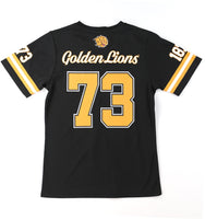 Big Boy Arkansas At Pine Bluff Golden Lions S2 Womens Football Jersey Tee [Black]