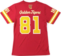 Big Boy Tuskegee Golden Tigers S2 Womens Football Jersey Tee [Crimson Red]