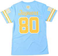 Big Boy Southern Jaguars S2 Womens Football Jersey Tee [Sky Blue]