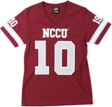 Big Boy North Carolina Central Eagles S2 Womens Football Jersey Tee [Maroon]