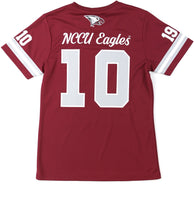 Big Boy North Carolina Central Eagles S2 Womens Football Jersey Tee [Maroon]