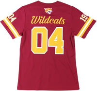 Big Boy Bethune-Cookman Wildcats S2 Womens Football Jersey Tee [Crimson Red]