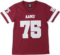 Big Boy Alabama A&M Bulldogs S2 Womens Football Jersey Tee [Maroon]