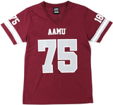 Big Boy Alabama A&M Bulldogs S2 Womens Football Jersey Tee [Maroon]