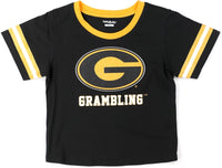 Big Boy Grambling State Tigers S6 Womens Cropped Tee [Black]