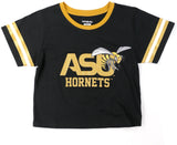 Big Boy Alabama State Hornets S6 Womens Cropped Tee [Black]