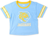 Big Boy Southern Jaguars S6 Womens Cropped Tee [Sky Blue]