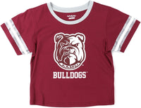 Big Boy Alabama A&M Bulldogs S6 Womens Cropped Tee [Maroon]
