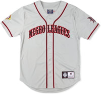 Big Boy Negro Leagues Baseball Museum NLBM S5 Commemorative Adult Baseball Jersey [Grey]