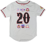 Big Boy Negro Leagues Baseball Museum NLBM S5 Commemorative Adult Baseball Jersey [Grey]