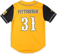 Big Boy Pittsburgh Crawfords S5 Adult Baseball Jersey [Gold]