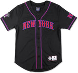Big Boy New York Black Yankees S5 Adult Baseball Jersey [Black]