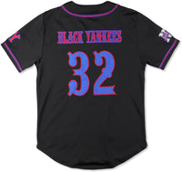 Big Boy New York Black Yankees S5 Adult Baseball Jersey [Black]