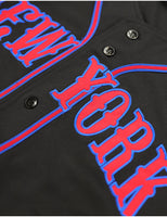 Big Boy New York Black Yankees S5 Adult Baseball Jersey [Black]