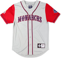 Big Boy Kansas City Monarchs S5 Adult Baseball Jersey [Grey]