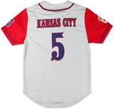 Big Boy Kansas City Monarchs S5 Adult Baseball Jersey [Grey]