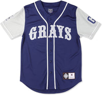 Big Boy Homestead Grays S5 Adult Baseball Jersey [Navy Blue]
