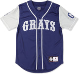 Big Boy Homestead Grays S5 Adult Baseball Jersey [Navy Blue]