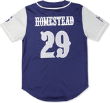 Big Boy Homestead Grays S5 Adult Baseball Jersey [Navy Blue]