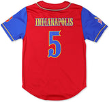 Big Boy Indianapolis Clowns Adult Baseball Jersey [Red]