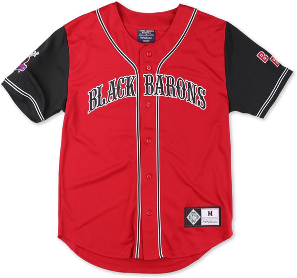Big Boy Birmingham Black Barons S5 Adult Baseball Jersey [Red]