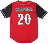 Big Boy Birmingham Black Barons S5 Adult Baseball Jersey [Red]
