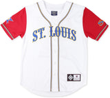 Big Boy St. Louis Stars S5 Adult Baseball Jersey [White]