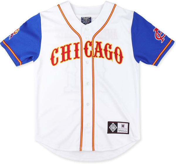 Big Boy Chicago American Giants S5 Adult Baseball Jersey [White]